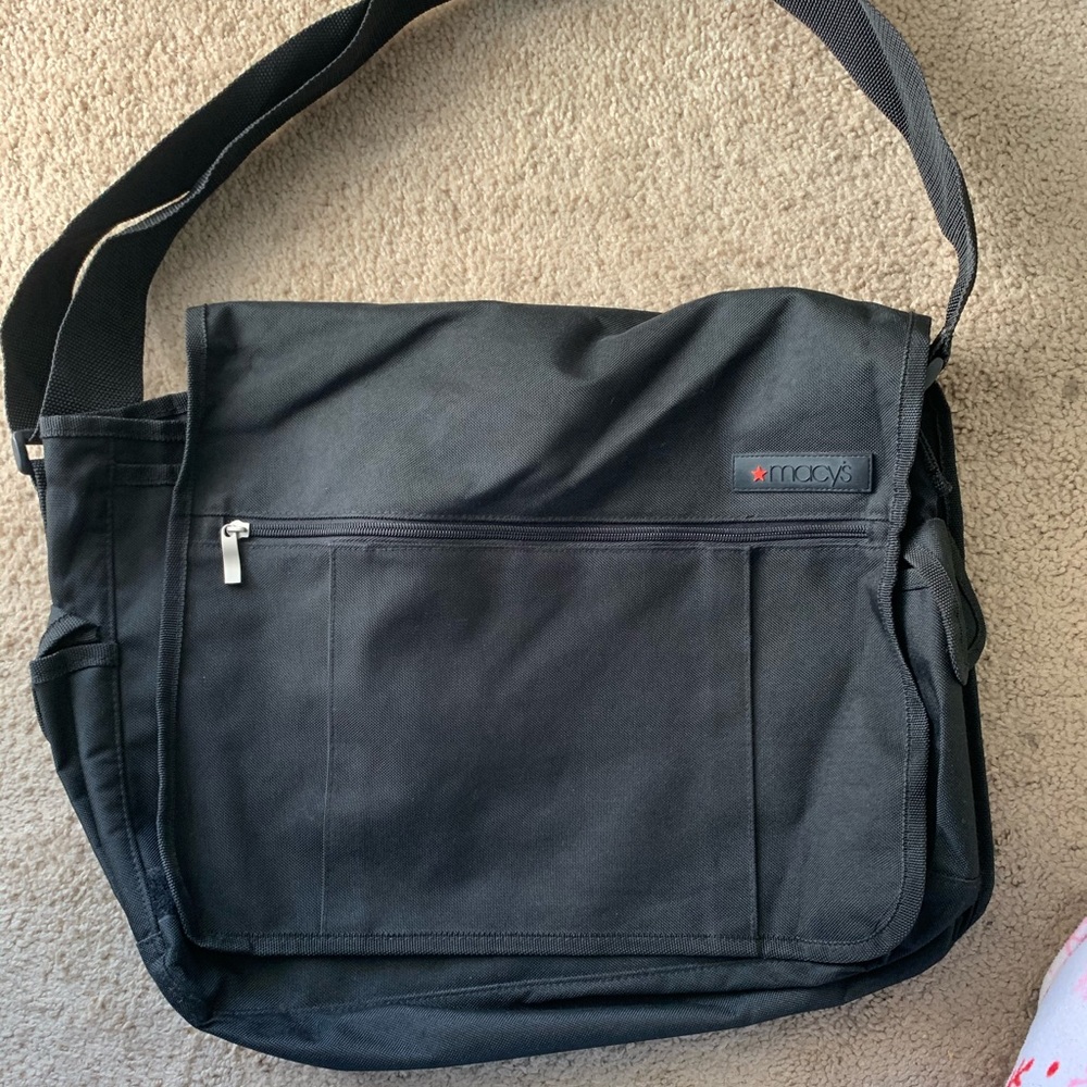 Macy’s large messenger bag